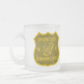 Tasse Givré Ligue potable d'optométriste (Gauche)