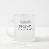 Tasse Givré Linux, parce qu'un PC est une chose terrible à (Gauche)