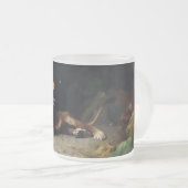 Tasse Givré Lion Snapping à un papillon (Devant droit)