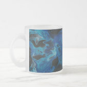 Tasse Givré Liquide psychédélique bleu foncé (Gauche)