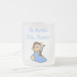 Tasse Givré Little Monkey Blue T-shirts et cadeaux de tante