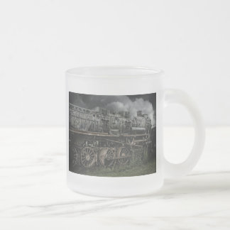 Tasse Givré locomotive à vapeur train rail voie ferrée