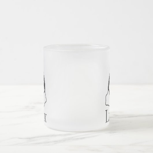 Tasse Givré Logo de Linux avec Tux le pingouin de Linux (Centre)