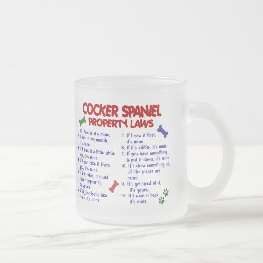 Tasse Givré Lois 2 de propriété de COCKER (Droit)