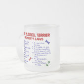 Tasse Givré Lois 2 de propriété de JACK RUSSELL TERRIER (Devant gauche)