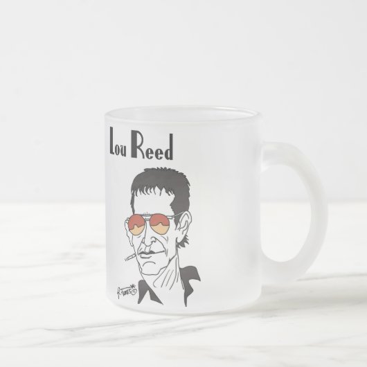 Tasse Givré Lou Reed caricature (Droit)