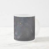 Tasse Givré Loup noir (Devant droit)