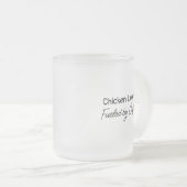 Tasse Givré Louvain de poulet alimenté par du café (Devant droit)