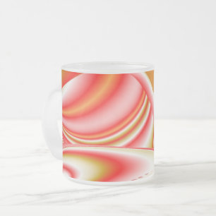 Tasse Givré Love and Gold Abstrait 3D Rainbowart