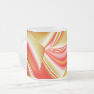 Tasse Givré Love and Gold Abstrait 3D Rainbowart
