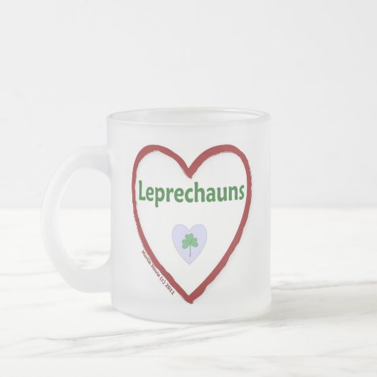 Tasse Givré Love Leprechauns (Gauche)