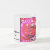 Tasse Givré Love Poem Rose de la Coupe Romantic (Devant droit)