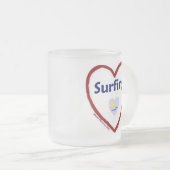 Tasse Givré Love Surfing (Devant droit)
