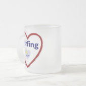 Tasse Givré Love Surfing (Devant gauche)