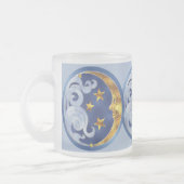 Tasse Givré Lune céleste et étoiles (Gauche)