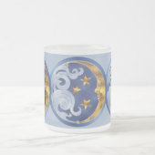 Tasse Givré Lune céleste et étoiles (Centre)