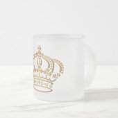 Tasse Givré Luxueux Gold Crown (Devant droit)