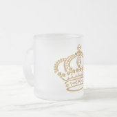 Tasse Givré Luxueux Gold Crown (Devant gauche)