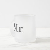Tasse Givré M. et Mme. | élégant couple moderne assorti (Devant gauche)