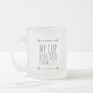 Tasse Givré Ma Coupe tourne autour de la Bible contre la Musiq