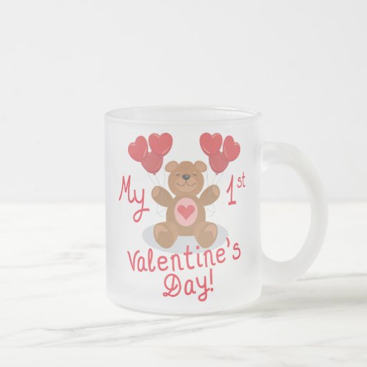 Tasse Givré Ma première Saint Valentin (Droit)