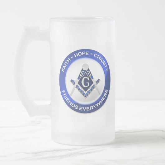 Tasse givré maçonnique (Gauche)