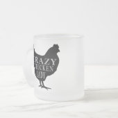 Tasse Givré Madame folle mignonne de poulet (Devant gauche)