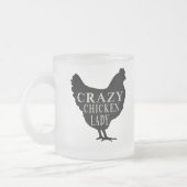 Tasse Givré Madame folle mignonne de poulet (Gauche)