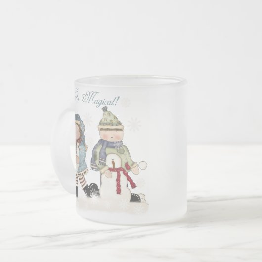 Tasse Givré Magie de la neige (Devant gauche)