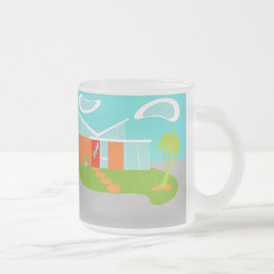 Tasse Givré Maison moderne de dessin du milieu du siècle Frost