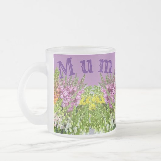 Tasse Givré MAMAN ! Carte (Gauche)