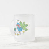 Tasse Givré Maman et bébé Peacock (Devant gauche)