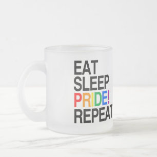 Tasse Givré Manger Dormir Fierté Répéter