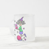 Tasse Givré Mangez plus de gâteau Humour d'anniversaire (Devant gauche)