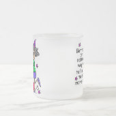 Tasse Givré Mangez plus de gâteau Humour d'anniversaire (Centre)