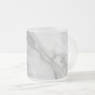 Tasse Givré Marbre Blanc
