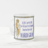 Tasse Givré Mardi Gras Mural (Devant gauche)