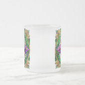Tasse Givré Mardi Gras Vitrail Fleur de lis (Centre)