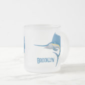 Tasse Givré Marée de plaisance de l'espadon (Devant droit)