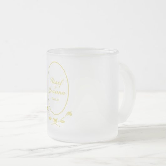 Tasse Givré Mariage d'or (Devant droit)