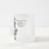Tasse Givré Mariage, Éclair, Humour tonnerre (Devant gauche)