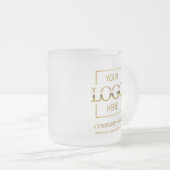 Tasse Givré Marque de logo personnalisée de l'entreprise (Devant droit)