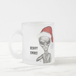 Tasse Givré Mauvais Alien, Lourds Noël !