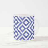 Tasse Givré Meander bleu et blanc (Devant droit)