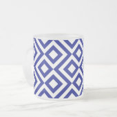 Tasse Givré Meander bleu et blanc (Devant gauche)