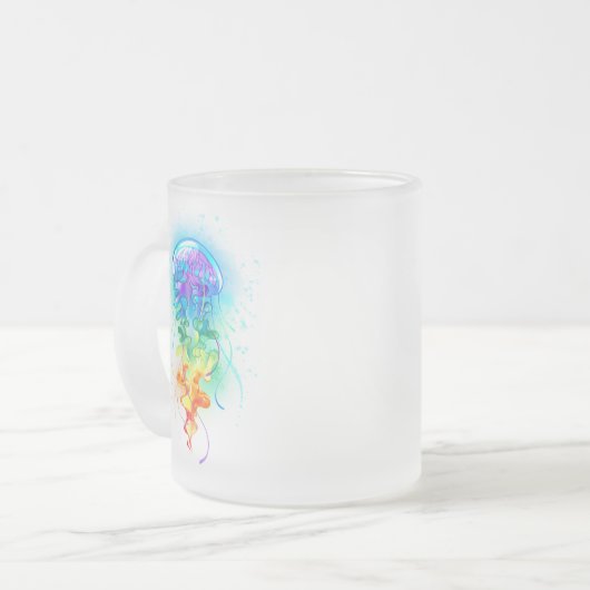 Tasse Givré Méduse arc-en-ciel (Devant gauche)