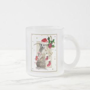 Tasse Givré Meerkat Père Noël