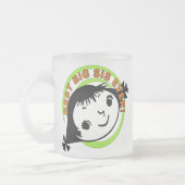 Tasse Givré Meilleur Grand Sis Rétro (Gauche)