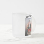 Tasse Givré Meilleur homme de la boue avec Basset Hound (Devant droit)