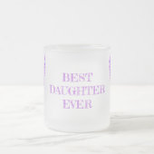 Tasse Givré Meilleure fille jamais | Archange Chamuel rose (Centre)